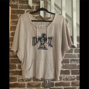 Billabong towel T with ties in back